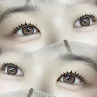 《韓国風🖤束感まつ毛》ブラックティント×選べるカール🎵