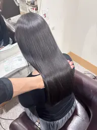 【🔥目指せ絹髪🔥】【🌈さらさら艶感🌈】✨縮毛矯正+プレミアム髪質改善トリートメント