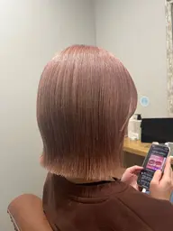 【期間限定】【当日予約OK】ブリーチ✖️オンカラー✨リタッチ、全頭どちらでも可です!