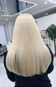 【リタッチダブルカラー】リタッチブリーチ1回+全体カラー