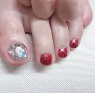 🦶時期限定✈️フットネイル足ネイル持ち込みデザイン2​〜​10本☘️他店オフ無料💖ドライケア込み💁‍♀️