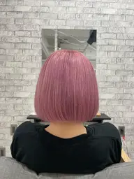 【🌸ピンクカラーにしたい人必見🌸】ダブルカラー➕ケアカラー➕ケアトリートメント✨