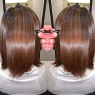 巻き髪もしやすい超髪質改善✨傷みを気にしないプレミアム艶髪フルコース（髪質改善ストレート&話題の5Gトリートメント）✨