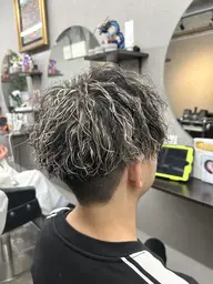 【極道パーマも】✨メンズカット+パーマ+メッシュ✨