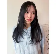 似合わせ顔周りカット＋カラー￥7150~(ミディアム＋￥1100、ロング＋￥2200)