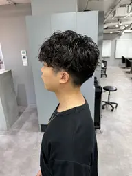 【メンズ様限定💎】カット＋おしゃれパーマ🌀＋マイクロバブル🫧