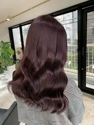 【ロング料金なし】カット+ダブルカラー(ブリーチなし)+うる艶トリートメント