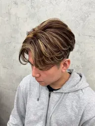 メンズカット＋ハイライト