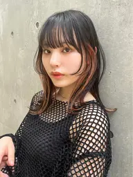 🍇カット+ポイントカラー+オージュアトリートメント🍇(イヤリングカラー、フェイスフレーミング、アンブレラカラー)