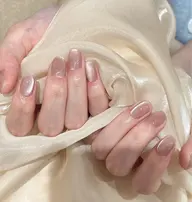 「期间限定」【✨ハンド・ジェルネイル✨】🧲マグネットワンカラー🧲ジェルオフ付き。長さ出し+¥2,000(10本)