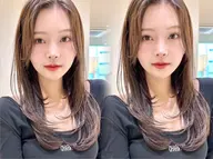 似合わせカット+透明感ケアカラー(ブリーチ無)