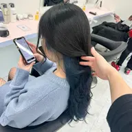 👱‍♀️インナーカラー/イヤリングカラーはこちら👱‍♀️ブリーチありダブルカラー🤍