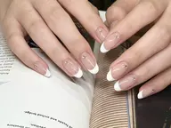 オフなし🩵フレンチネイル