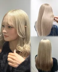 ケアブリーチ一回【ダメージ95%カット✨】➕高保湿トリートメント👼