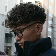 カット➕メッシュ➕パーマ⚡️メンズ限定