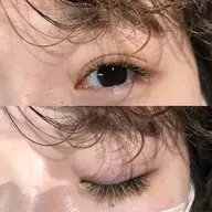 初回限定🟡エクステ60+60。保湿美容液仕上げ付き!フラットラッシュ、カラーエクステ変更可能。