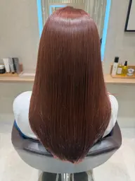 ダメージ毛でも施術可能✨話題のストレート✨カット+カラー(リタッチ)+髪質改善酸性ストレート+髪質改善トリートメント