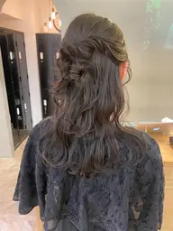 ヘアセット🎀先約のお客様がいる場合には時間変更のお願いがあります🎀ピン二つ以上