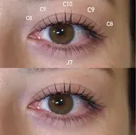 🎀flat lash 100本🎀韓国風束感仕上げ💫💫