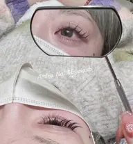 ブラウンワンホンマツエク&コーティング付き ¥7580