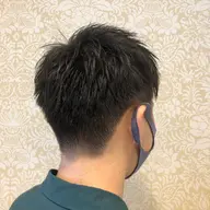 ✨自然にボリュームダウン　ダウンパーマ+メンズカット💇‍♂️✨