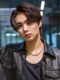 メンズセンターパート(刈り上げ無し)+スペシャルトリートメント