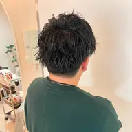 【U24メンズ】波巻きパーマ + カット