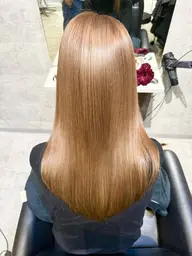 【ケアブリーチ】カット+ダブルカラー(ブリーチ+オンカラー)+ TR