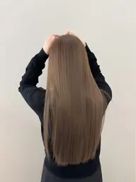 ✨️髪質改善縮毛矯正+ブリーチなしダブルカラー✨️