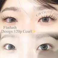 【3月31日迄限定価格】🦋大人気🦋 フラットラッシュ120本✨️ オフ込+コーティングお仕上げ🩵