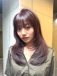 🐺顔周りが盛れる🐺韓国風レイヤーカット+カラー+補習TR