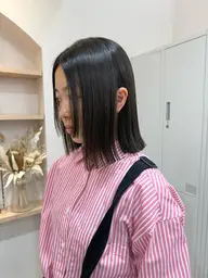 縮毛矯正🪡＋ボブカット💖（トリートメント付き）