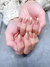 オフ+ワンカラーネイル