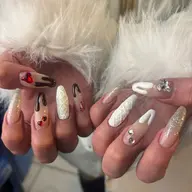 持ち込み◎しっかりアート10本（ストーン・パール使い放題）