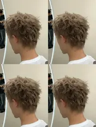 メンズカットと💇ダブルカラーと🩵トリートメント❤️🔥