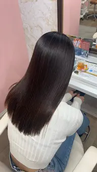 【カラーをしながらケア🫧】髪質改善カラー+4ステップトリートメント