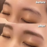 《ストレート眉×上品ナチュラル💐》毛流れ矯正➕眉wax (レディース)