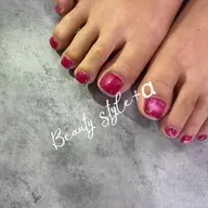 フットネイルワンカラー🩷