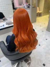 【💕期間限定半額以下💕】周りと被らない暖色🧡オレンジ専用メニュー🧡【ブリーチなしorありWカラー】