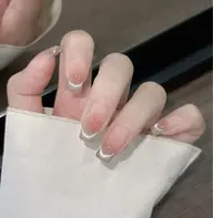 ★期間限定★ 【初回ソフトジェルオフ無料】❤️❤️自爪★チークマグネットフレンチ 7990→5990