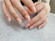 《深爪解消◎自然な長さだし10本》オフなし☆ワンカラー／ラメグラデ 105分