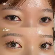 眉wax＋上下まつ毛パーマ（デザイン3種類から選べます♪）