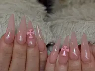 🦋チップ長さ出しラメグラデ(選べるベース色、長さ1cm越え)💫