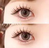 上下まつげエクステ🎀上140本＋下エク30本（フラットラッシュ/オフ無料）