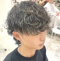 👾👾men'sカット＋パーマ+トリートメント👾👾