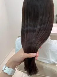 カット + ダメージカットケアカラー + Aujua トリートメント