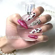 ロングネイルでド派手に💅✨チップ10本長さ出し❤️‍🔥付け放題コース🧸🤍【オフ込み】