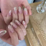 【オフなし】ラメorカラーグラデーション　フレンチ✨パラジェル