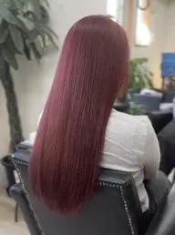 【ブリーチ毛対応】カット＋＋美髪縮毛＋ケアカラー、髪質再生トリートメント