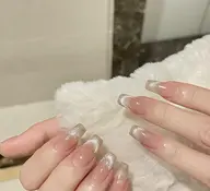 ワンホン❤️‍🔥チークマグネットフレンチネイル✨✨